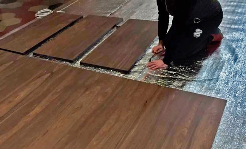 Float Pedane riscaldanti modulari per luoghi di lavoro e di riunione, chiese e luoghi di culto