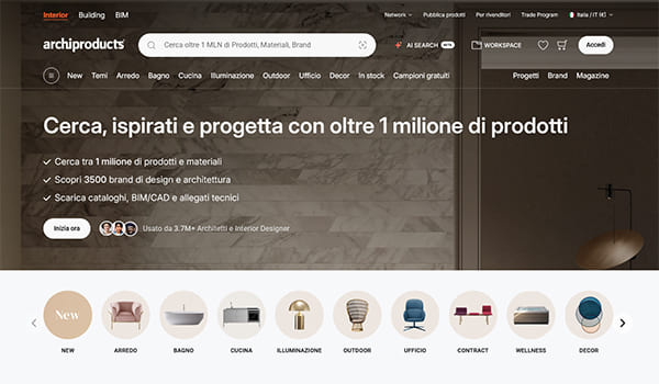 Santoni srl su Archiproducts Arredamento Design e Illuminazione