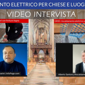 Video Intervista sul riscaldamento elettrico per edifici di culto con tecnologia FLOAT e GRID®